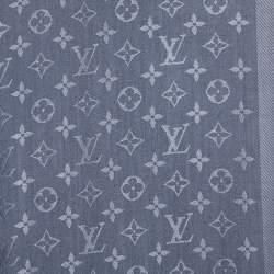 Louis Vuittom Brown Monogram Silk Wool Shawl – The Closet