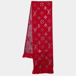 Louis Vuitton Hot Pink Monogram Silk/Wool Shawl Scarf - Yoogi's Closet