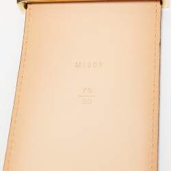 Louis Vuitton Amarante Vernis Leather LV Initiales Waist Belt 75 CM