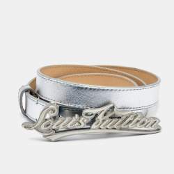 Louis Vuitton Cursive Script Belt - Black Belts, Accessories - LOU112800
