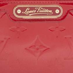 Pre Owned Louis Vuitton Pomme D’amour Monogram Vernis Key Pouch