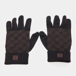 Louis Vuitton LV Snow Gloves, Black, 9
