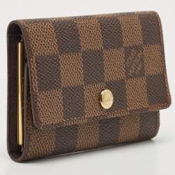 Pre Owned Louis Vuitton Damier Ebene Canvas 4 Key Holder