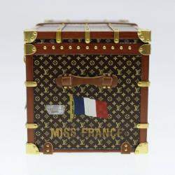 Louis Vuitton Brown Miss France Trunk Paperweight 