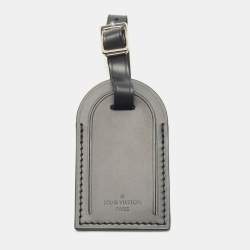 LOUIS VUITTON Monogram Luggage Tag Black | FASHIONPHILE