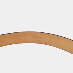 Louis Vuitton Monogram Canvas Oval Cut Belt 100CM
