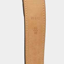 Louis Vuitton Monogram Canvas Oval Cut Belt 100CM