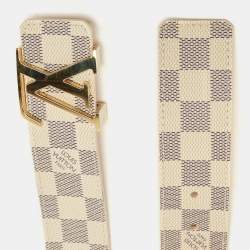 Louis Vuitton White Azur Belt - Size 90 ○ Labellov ○ Buy and Sell Authentic  Luxury