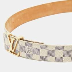 Louis Vuitton Damier Azur Pattern Coated Canvas Belt - Neutrals Belts,  Accessories - LOU796512