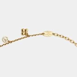 Pre Owned Louis Vuitton Blooming Supple Gold Tone Necklace