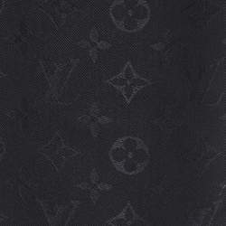 Pre Owned Louis Vuitton Black Silk & Wool Classique Monogram Shawl