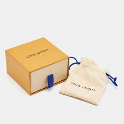 Louis Vuitton Beads Gunmetal Tone Cord Bracelet