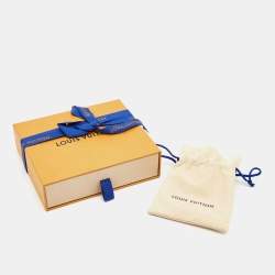 Pre Owned Louis Vuitton Monogram Party Enamel Black Metal Necklace