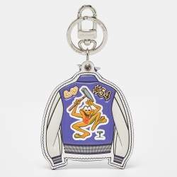 Pre Owned Louis Vuitton Multicolor LV Varsity Jacket Illustre Bag Charm & Key Holder