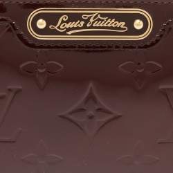 Pre Owned Louis Vuitton Amarante Monogram Vernis Key Pouch