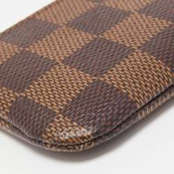 Pre Owned Louis Vuitton Damier Ebene Canvas Key Pouch