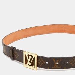 Louis Vuitton Monogram Canvas LV Frame Belt 85CM