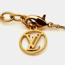 مملوكة مسبقًا Louis Vuitton  LV & Me Crystals Letter H Gold Tone Neckalce