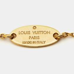 مملوكة مسبقًا Louis Vuitton  LV & Me Crystals Letter H Gold Tone Neckalce
