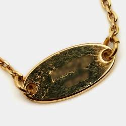 مملوكة مسبقًا Louis Vuitton  LV & Me Crystals Letter H Gold Tone Neckalce