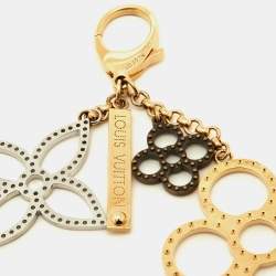 Pre Owned Louis Vuitton Gold Silver & Black Tone Tapage Bag Charm
