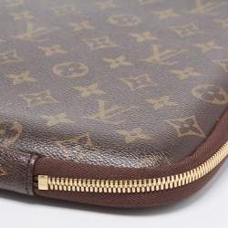 Pre Owned Louis Vuitton Monogram Canvas Laptop Sleeve