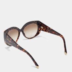 Louis Vuitton Brown/Cream Tortoise Z0588W Gradient Cat Eye Sunglasses