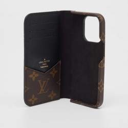 Pre Owned Louis Vuitton Monogram Canvas iPhone 14 Pro Folio Case