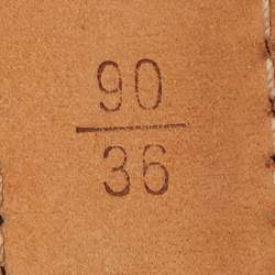 Pre Owned Louis Vuitton Brown Monogram Canvas Skinny Belt 90CM