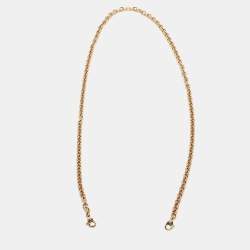 Louis Vuitton Gold Tone Chain Link Shoulder Bag Strap