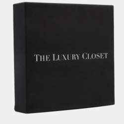 Pre Owned Louis Vuitton Gold Chain Link LV Logo Wrap Waist Belt 