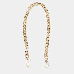 Pre Owned Louis Vuitton Gold Chain Link Shoulder Bag Strap
