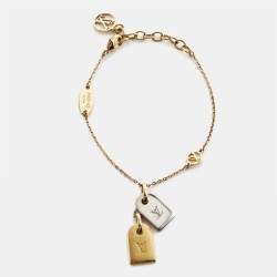 Louis Vuitton Nanogram Two Tone Bracelet