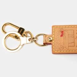 مملوكة مسبقًا Louis Vuitton Vachetta Porte Clefs Fortune Key Chain