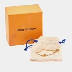 Pre Owned Louis Vuitton LV & Me Letter K Gold Tone Bracelet