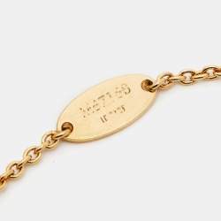 Pre Owned Louis Vuitton LV & Me Letter K Gold Tone Bracelet