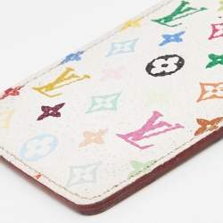 Louis Vuitton White Multicolore Monogram Canvas Etui Miroir Mirror Case