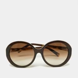 Louis Vuitton Brown Glitter/Brown Gradient Petit Soupcon Round Sunglasses