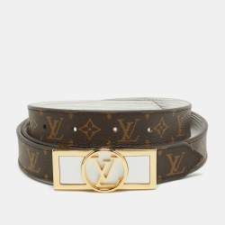 Louis Vuitton Monogram Canvas Dauphine Reversible Belt 90 CM