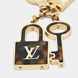 Pre Owned  Louis Vuitton Tortoise Shell Resin Confidence Key Ring/Bag Charm