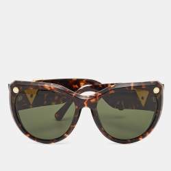 Pre Owned Louis Vuitton Brown Tortoise Z0904W My Fair Lady Sunglasses