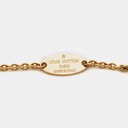 Pre Owned Louis Vuitton LV & Me Letter N Gold Plated Bracelet