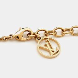 Pre Owned Louis Vuitton LV & Me Letter N Gold Plated Bracelet