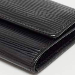 Pre Owned Louis Vuitton Black Epi Leather Multicles 6 Key Holder