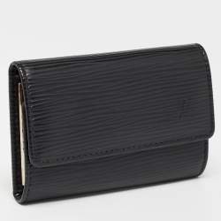 Pre Owned Louis Vuitton Black Epi Leather Multicles 6 Key Holder