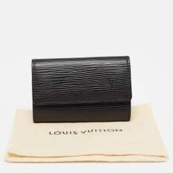 Pre Owned Louis Vuitton Black Epi Leather Multicles 6 Key Holder