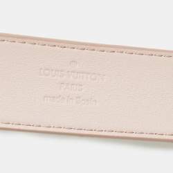 Pre Owned Louis Vuitton Pink Monogram Canvas Belt 90 CM