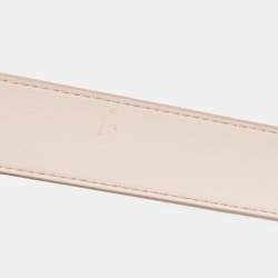 Pre Owned Louis Vuitton Pink Monogram Canvas Belt 90 CM