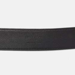 Louis Vuitton Black Epi Leather LV Twist Belt 90 CM