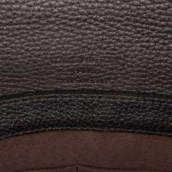 Louis Vuitton Black Taurillon Serviette Dorian Briefcase